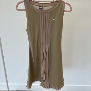 Nike Tan Tennis Dress Size Small.